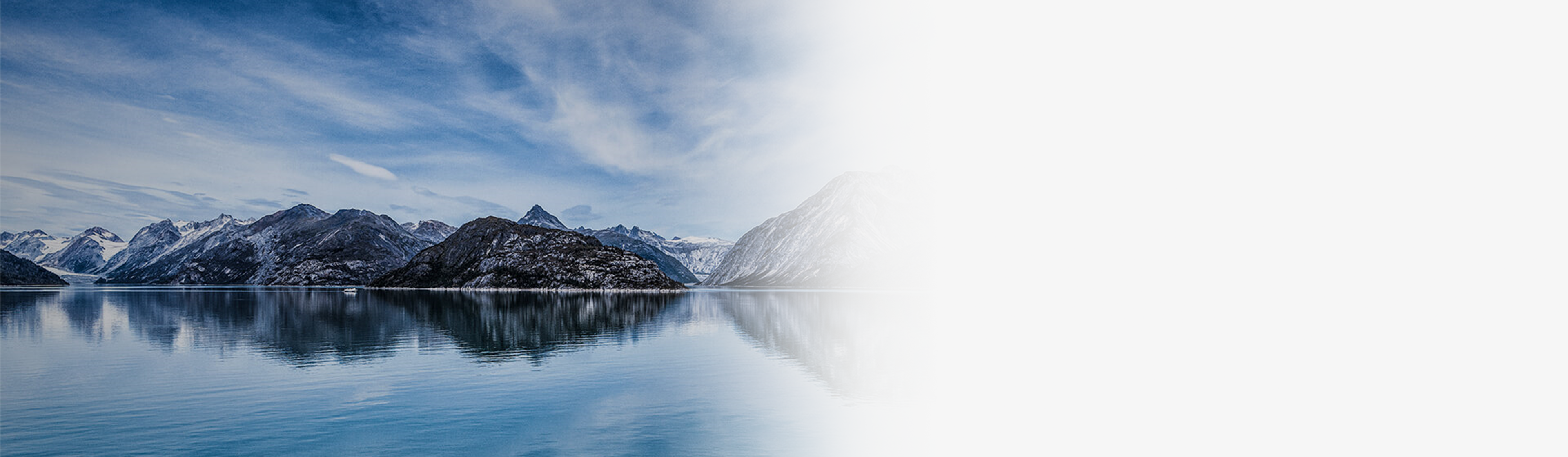 Lake surrounded by mountains.